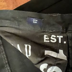 Men Gap black slim fit denim